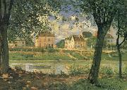 Alfred Sisley Villeneuve la Garenne on the Seine oil